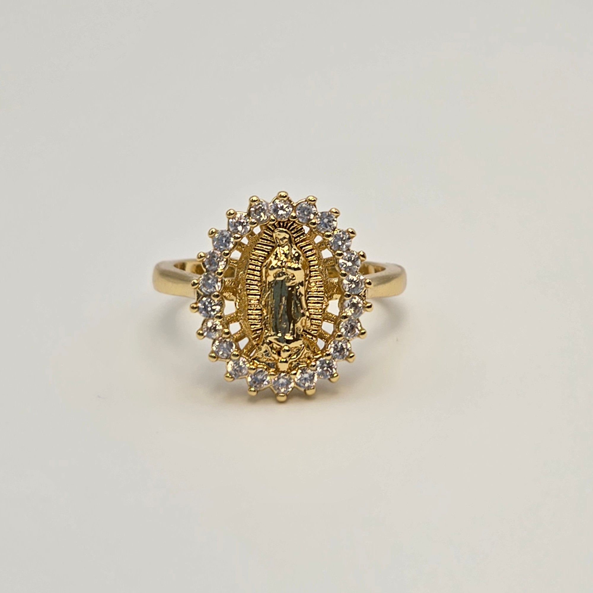Our Lady of Guadalupe ring front