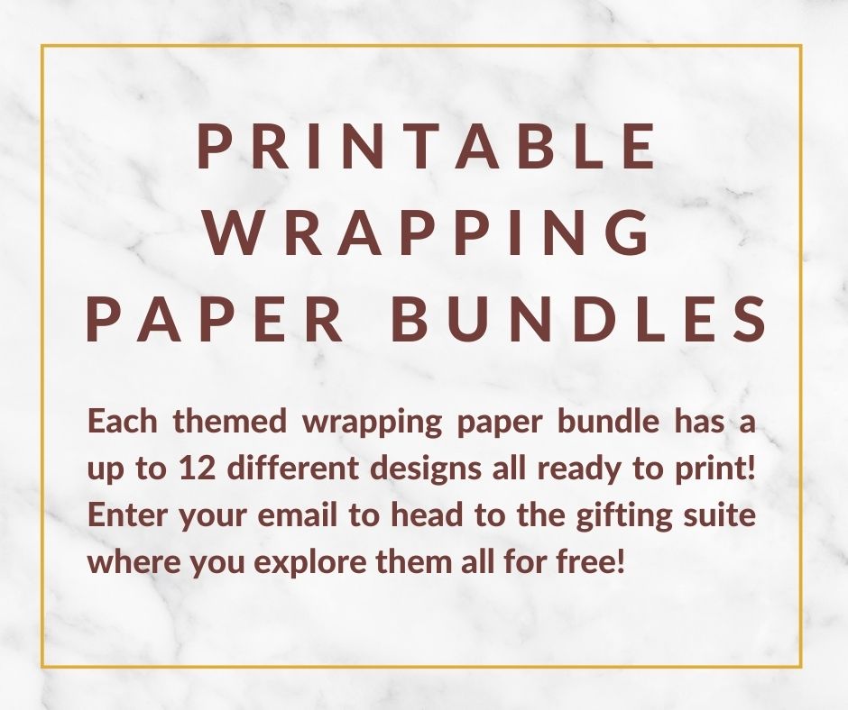 Rintable Wrapper Free Printable Wrapping Paper from Pink Salt Riot