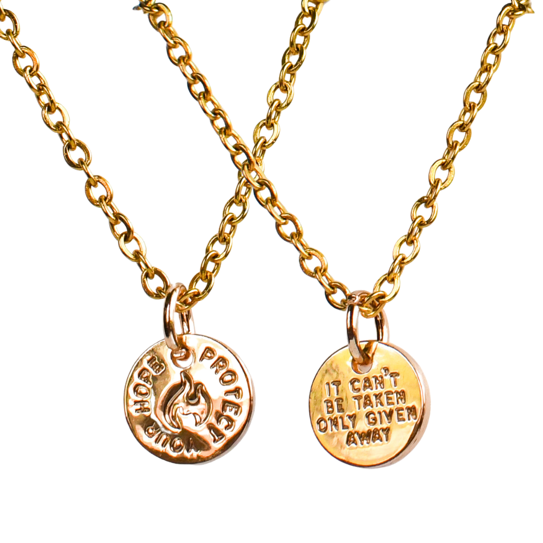 Protect Your Hope Necklace-Pink Salt Riot