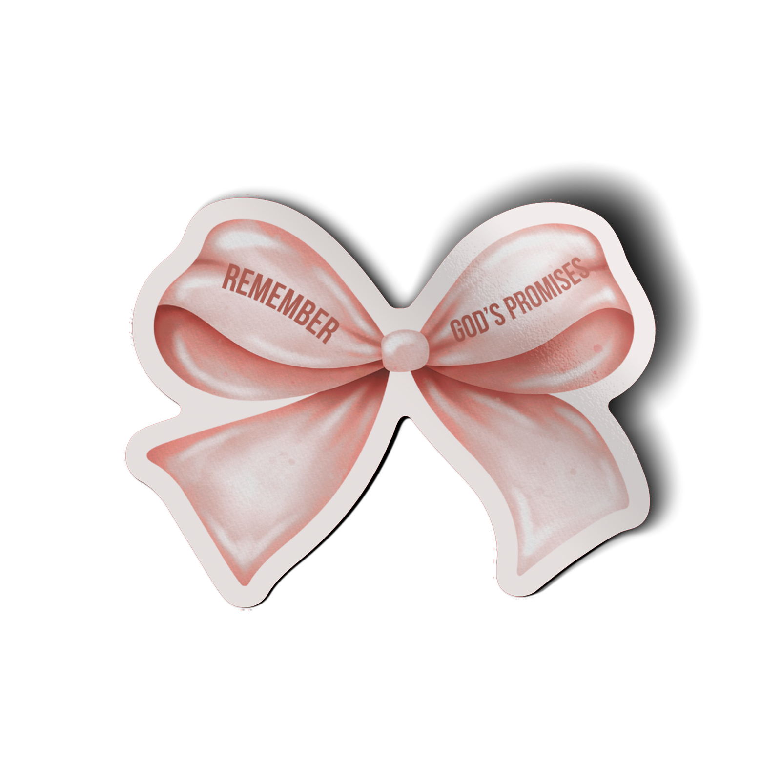 Remember God's Promises Vinyl Sticker-Pink Salt Riot