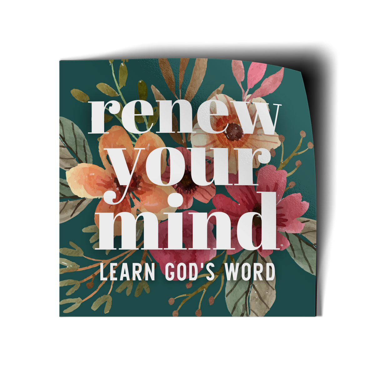 Renew Your Mind Vinyl Sticker