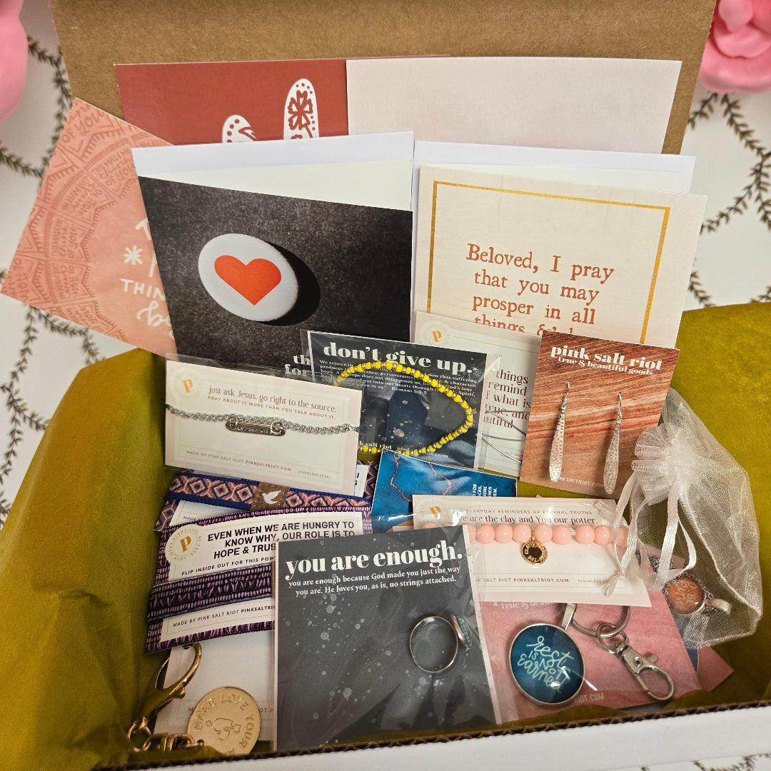 Sample 2 of contents of a Love Box 2026- Pink Salt Riot