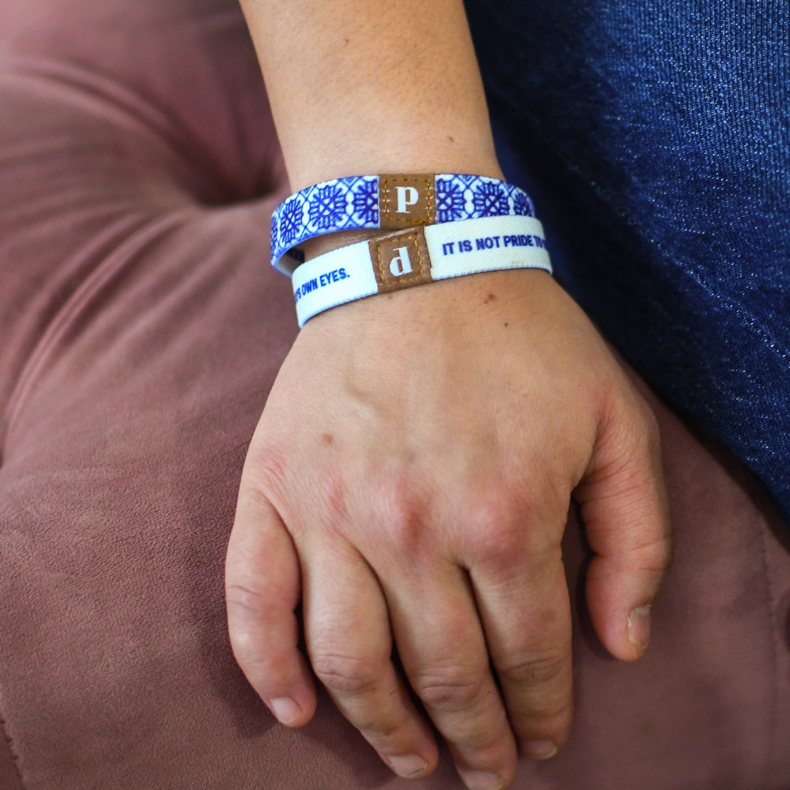 See Yourself With God's Eyes Womens TruthBand-Pink Salt Riot