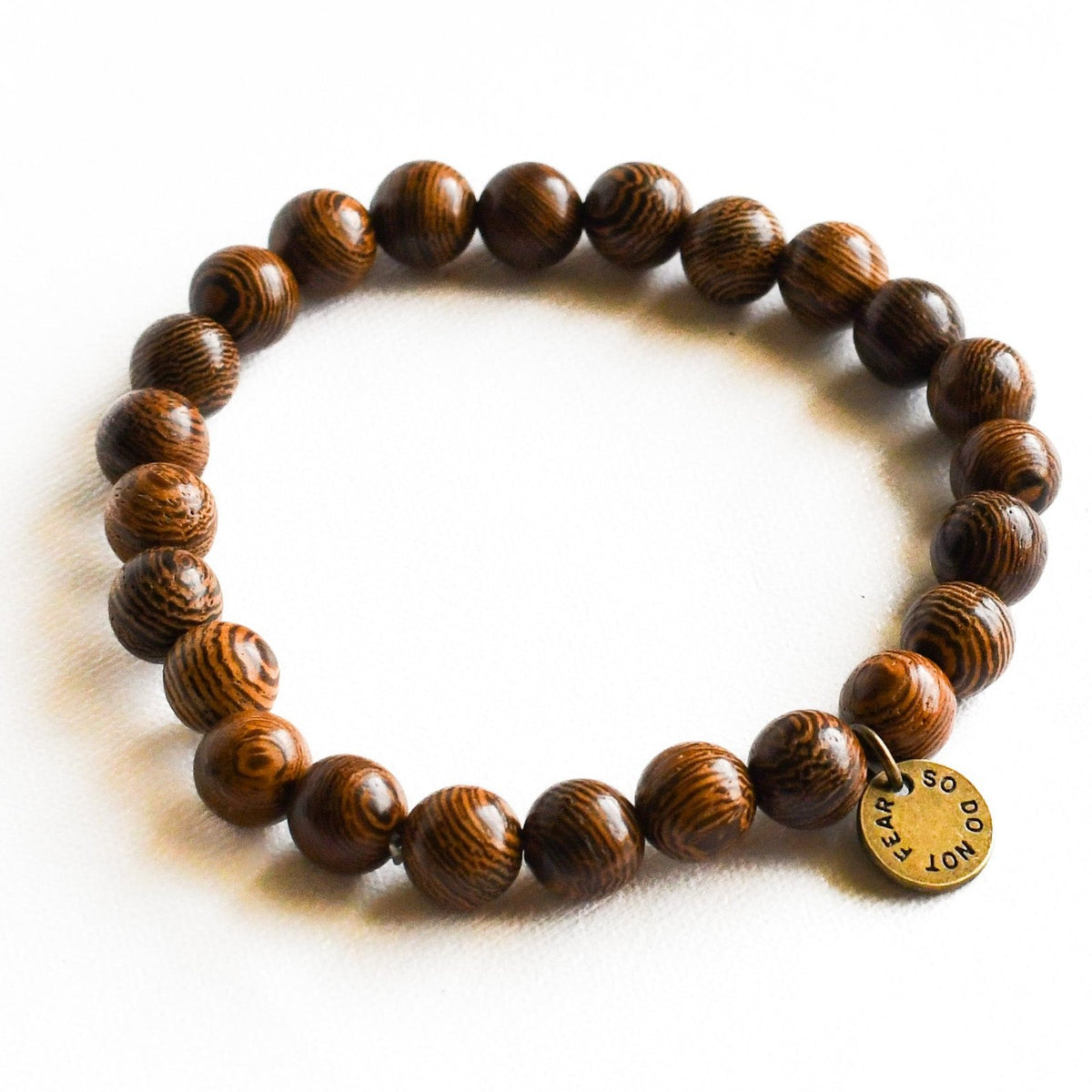 So Do Not Fear Wooden Bracelet-Pink Salt Riot
