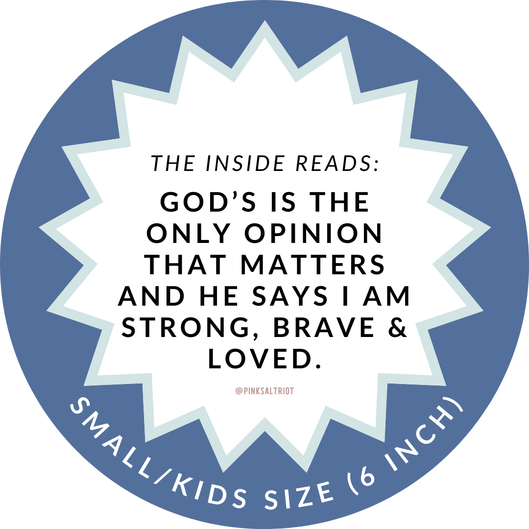 STrong Brave Loved Kids TruthBand saying-Pink Salt Riot