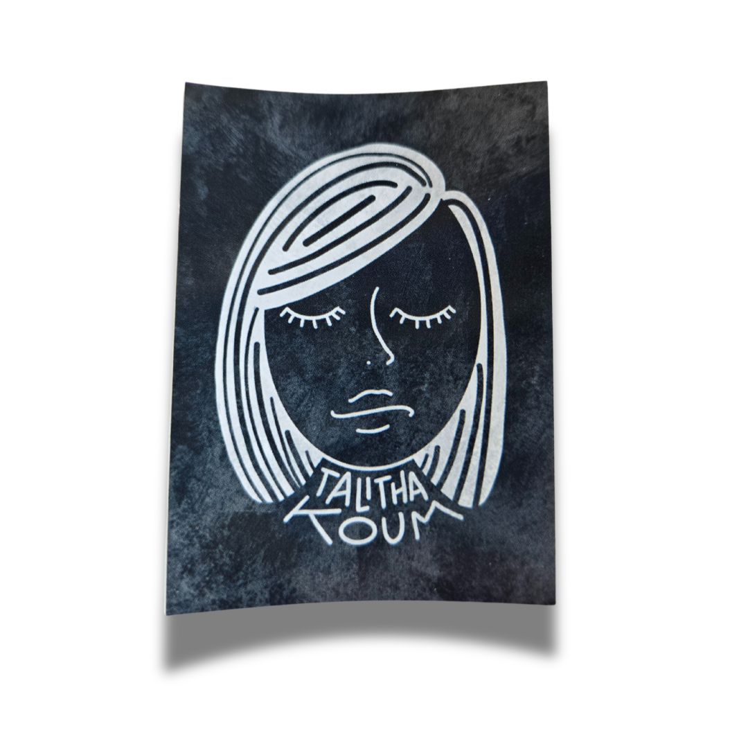 Talitha Koum Vinyl Sticker-Pink Salt Riot