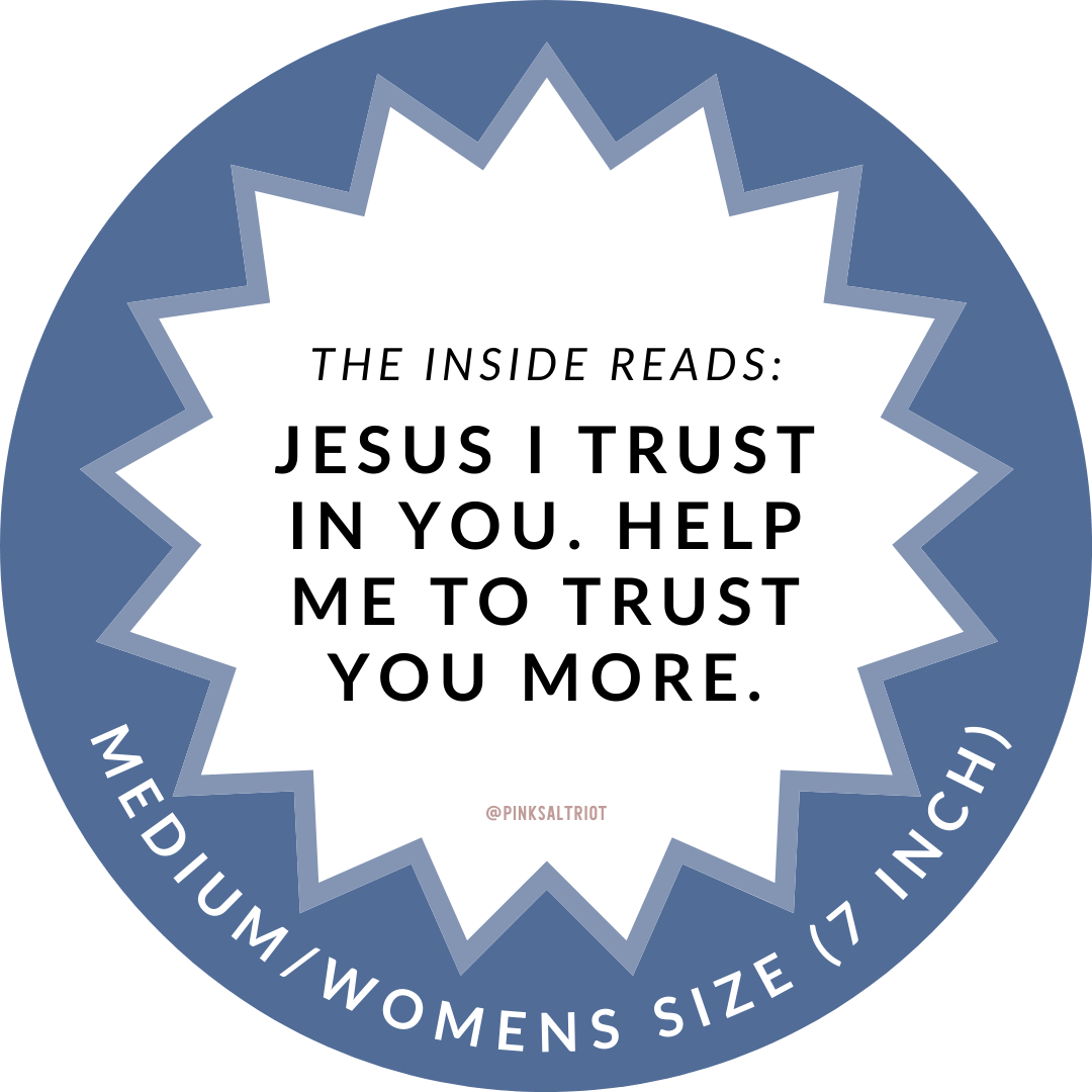 Jesus I Trust in You Womens Truthband-Pink Salt Riot