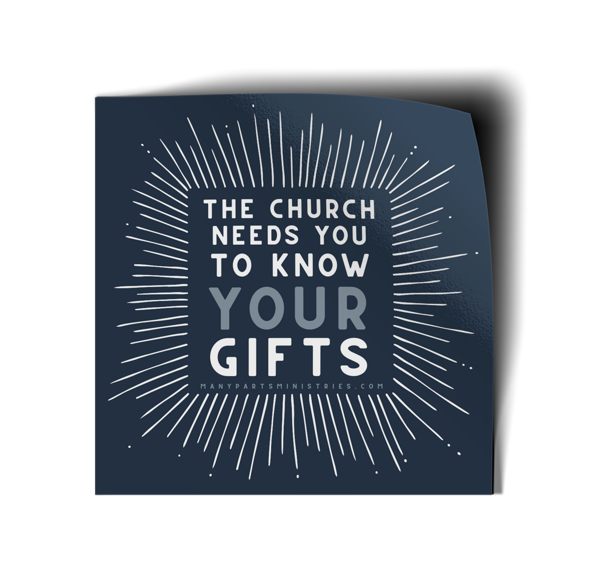 The Church Needs You Vinyl Sticker