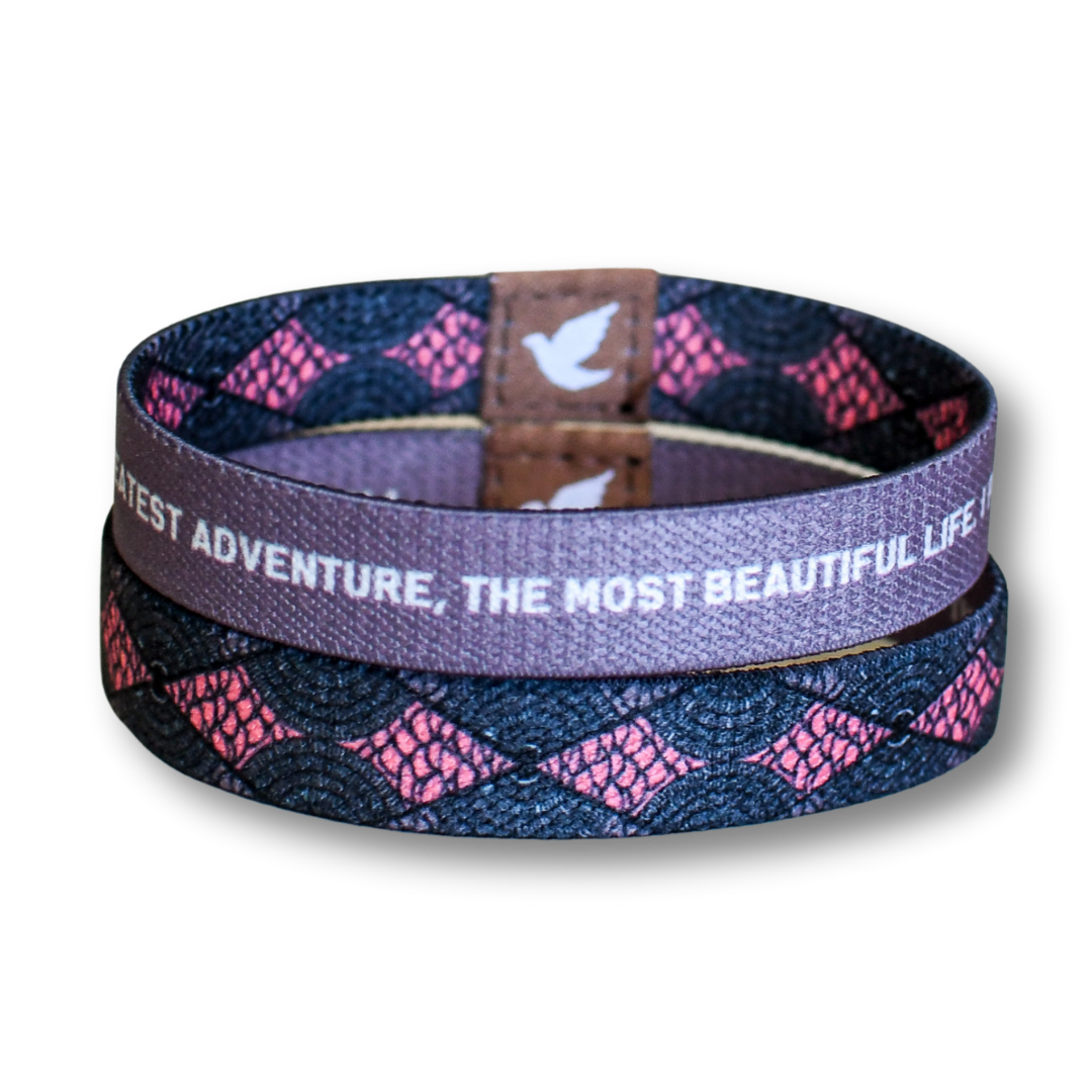 The Most Beautiful Life Womens TruthBand-Pink Salt Riot
