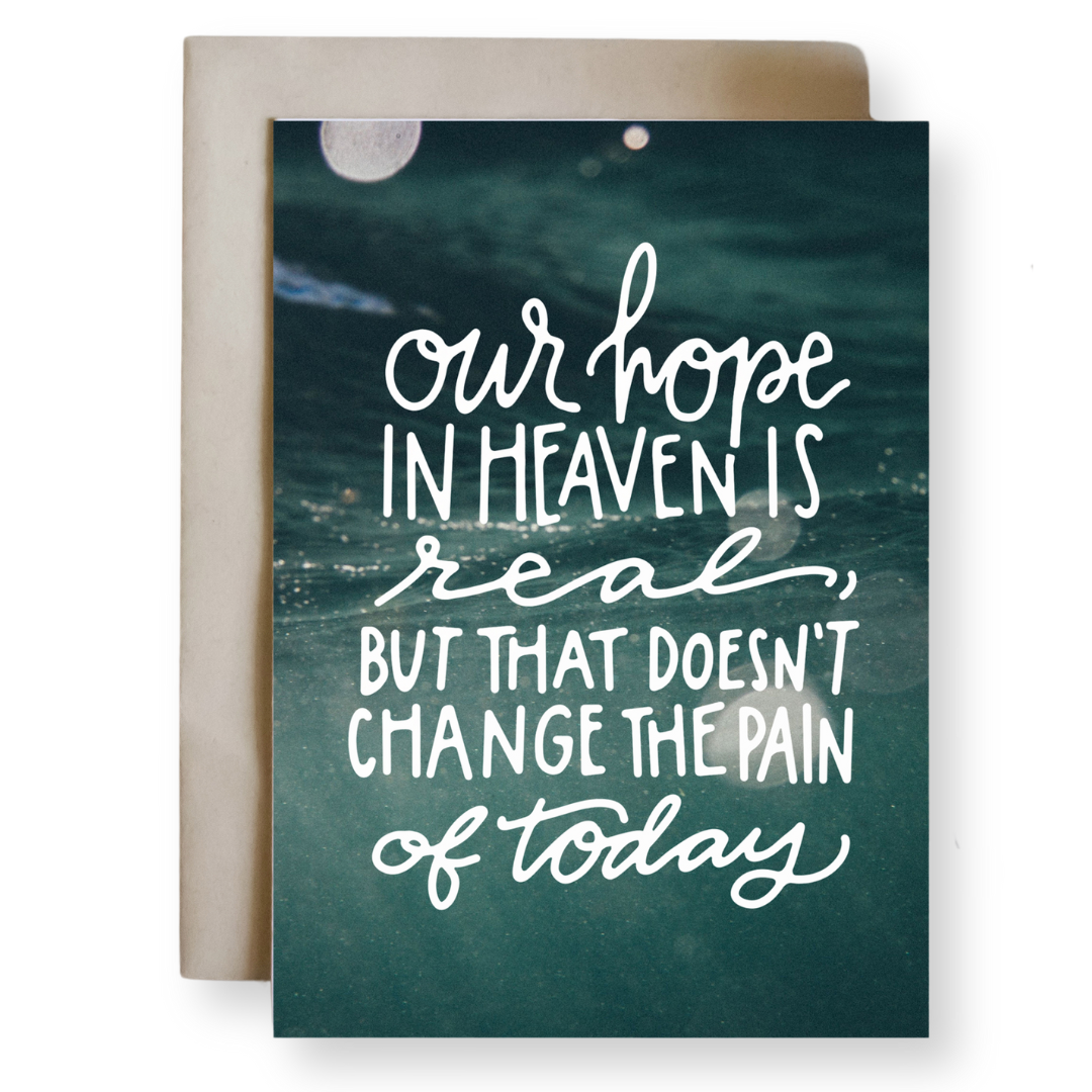 The Pain of Today Grief Card-Pink Salt Riot