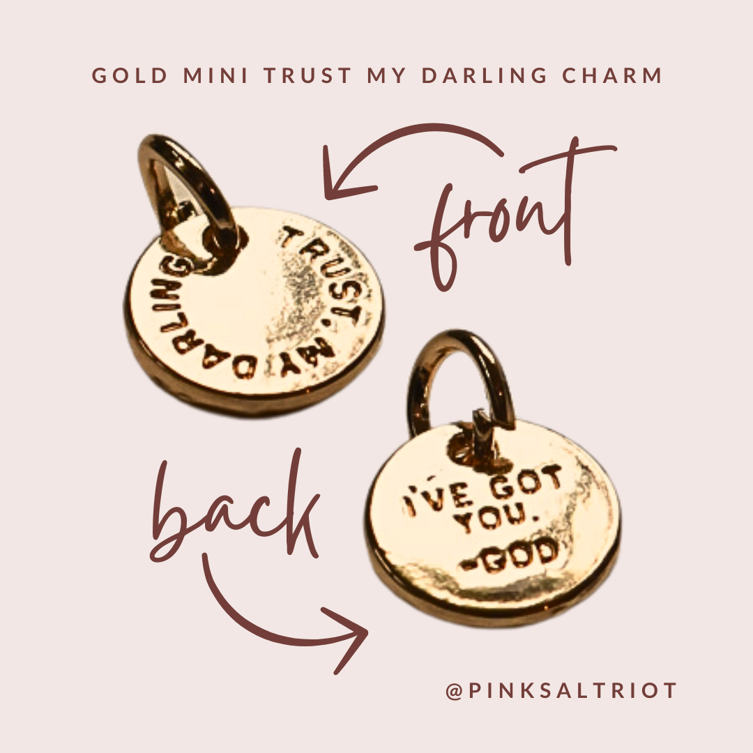 Bespoke Charms - Gold Mini Trust My Darling Charm