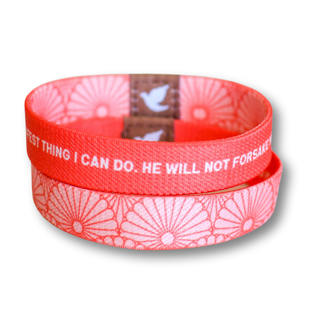 Trusting God Is Safe Womens TruthBand-Pink Salt Riot