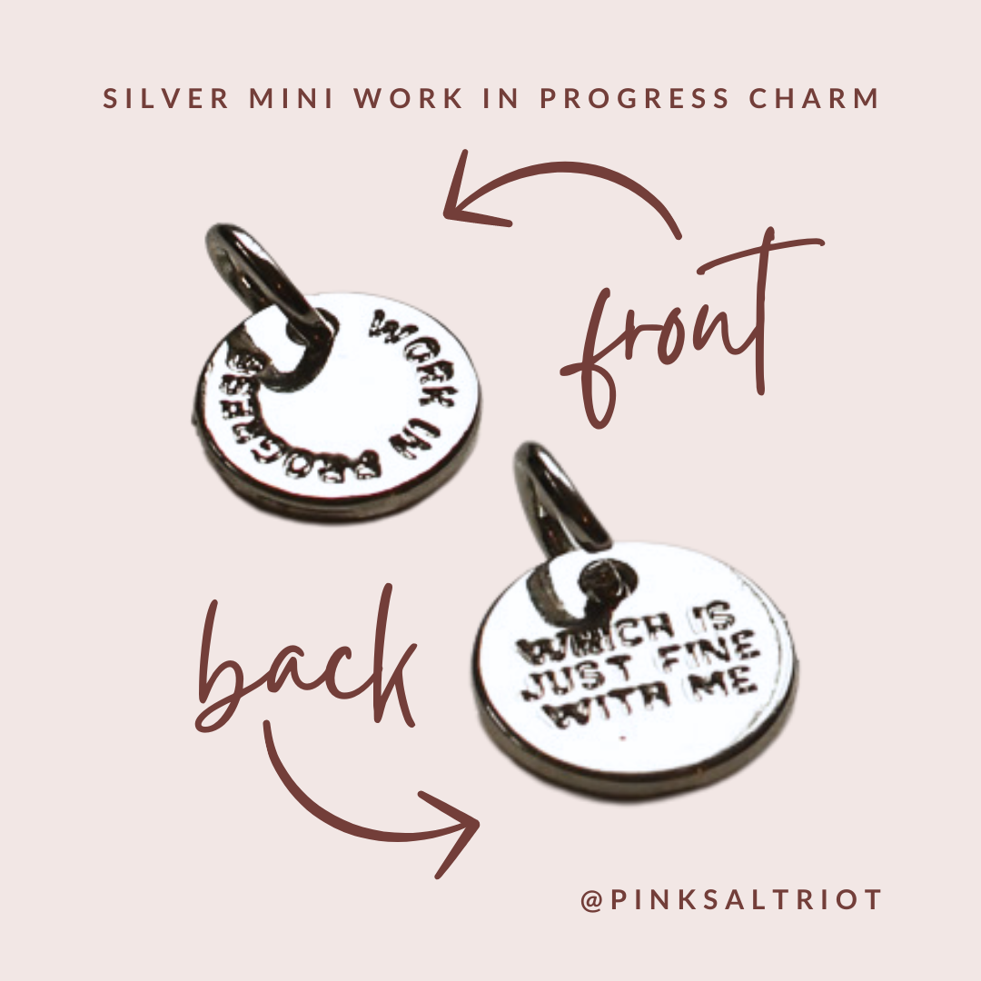 Bespoke Charms - Silver Mini Work in Progress Charm