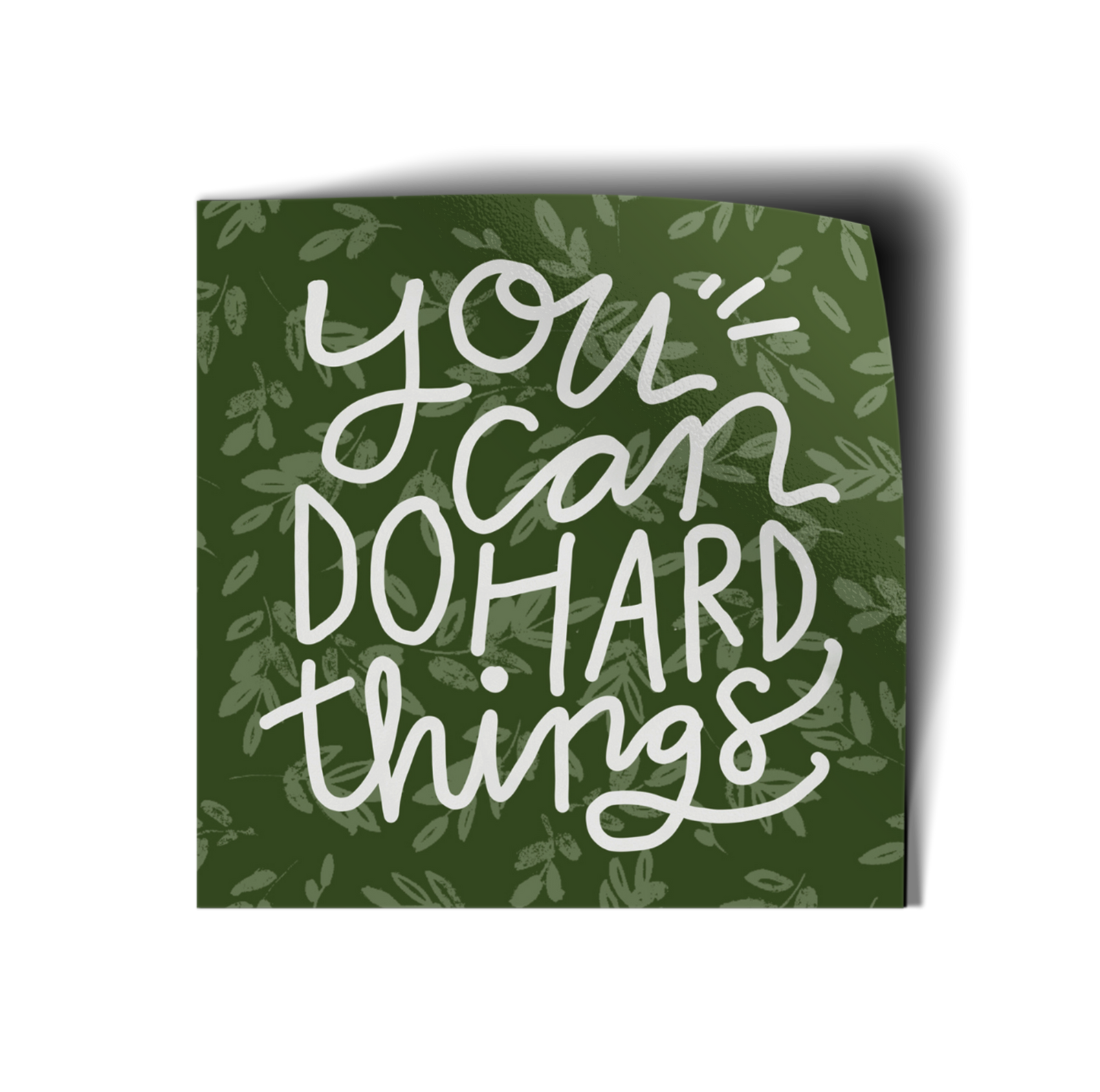 Do Hard Things Vinyl Sticker