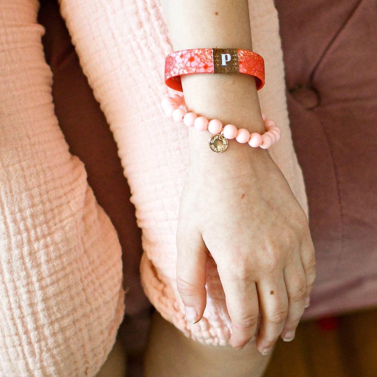 Beautiful Worthy & Loved Kids TruthBand - Pink Salt Riot