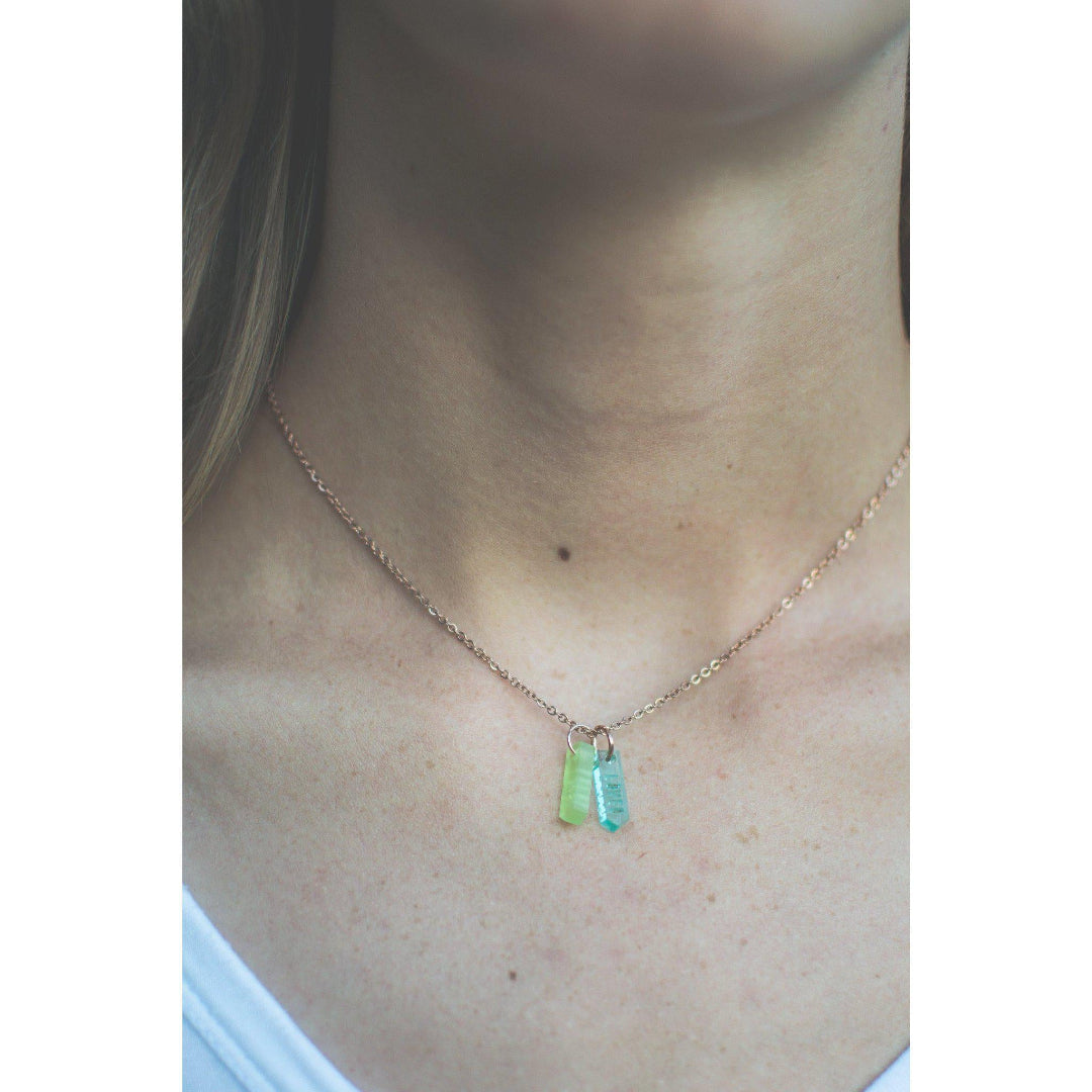 Birthstone Loved Necklace (Add up to 10 birthstones!) - Pink Salt Riot