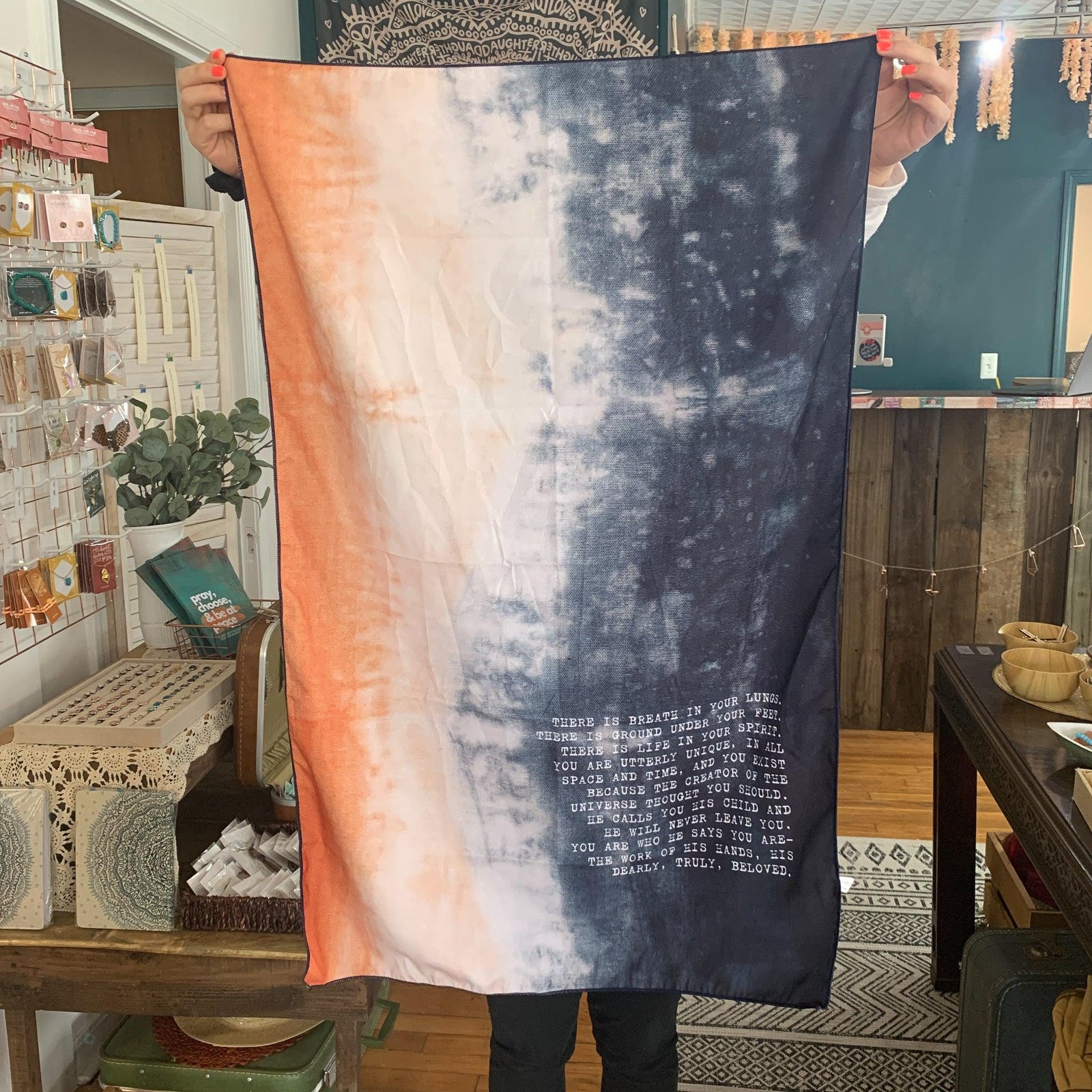 Breath in Your Lungs Tie Dye Tapestry-Pink Salt Riot