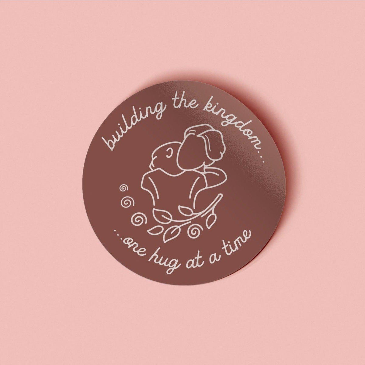 Building the Kingdom Vinyl Sticker - Pink Salt Riot