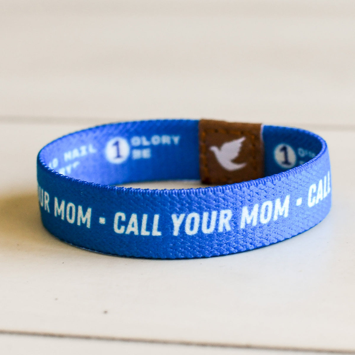 Call Your Mom Boys Rosary Bracelet - Pink Salt Riot