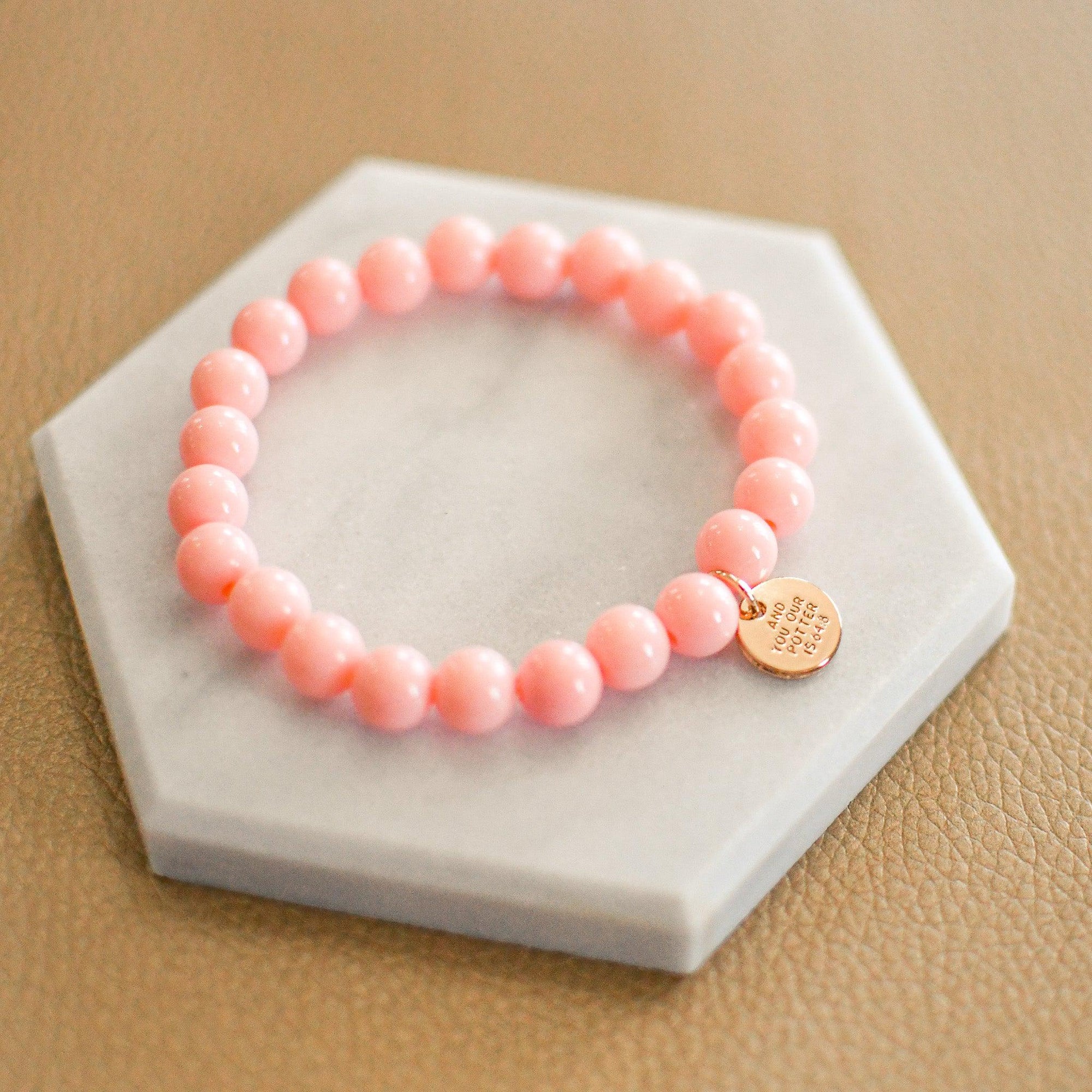 Clay and the Potter Little Girl Bracelet - Pink Salt Riot