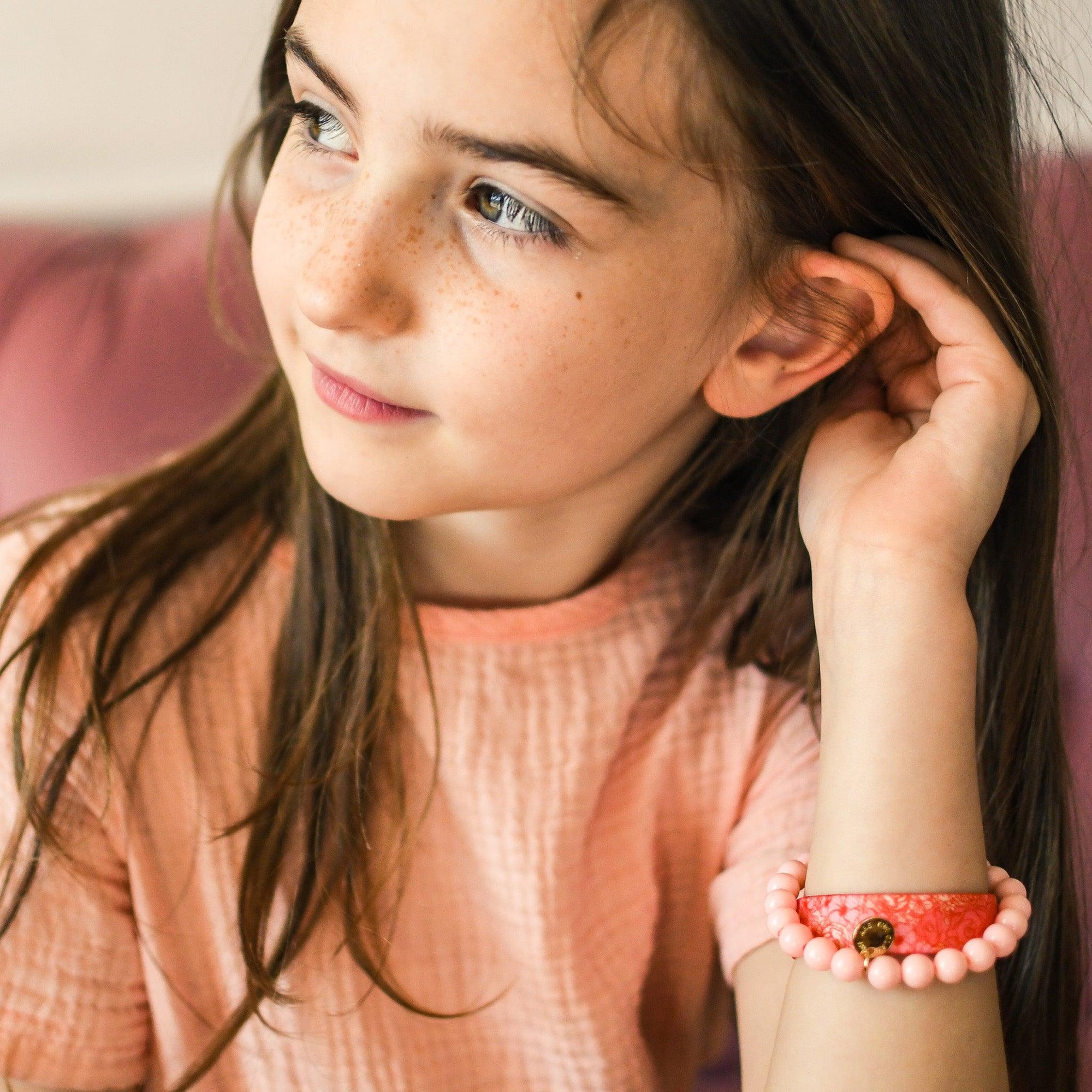 Clay and the Potter Little Girl Bracelet - Pink Salt Riot