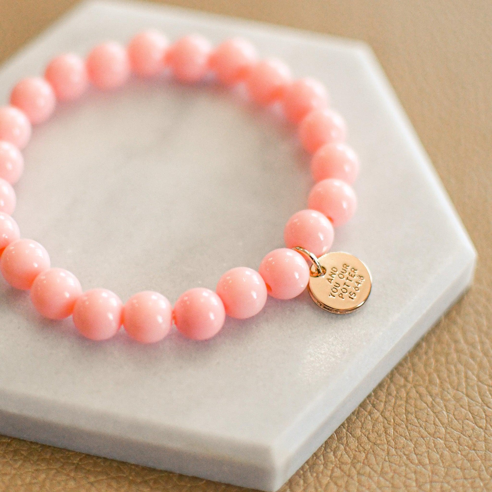 Clay and the Potter Little Girl Bracelet - Pink Salt Riot