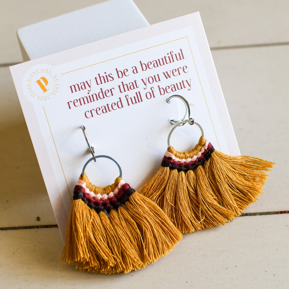 DOLLAR DAYS! Big Fall Tassel Earrings - Pink Salt Riot