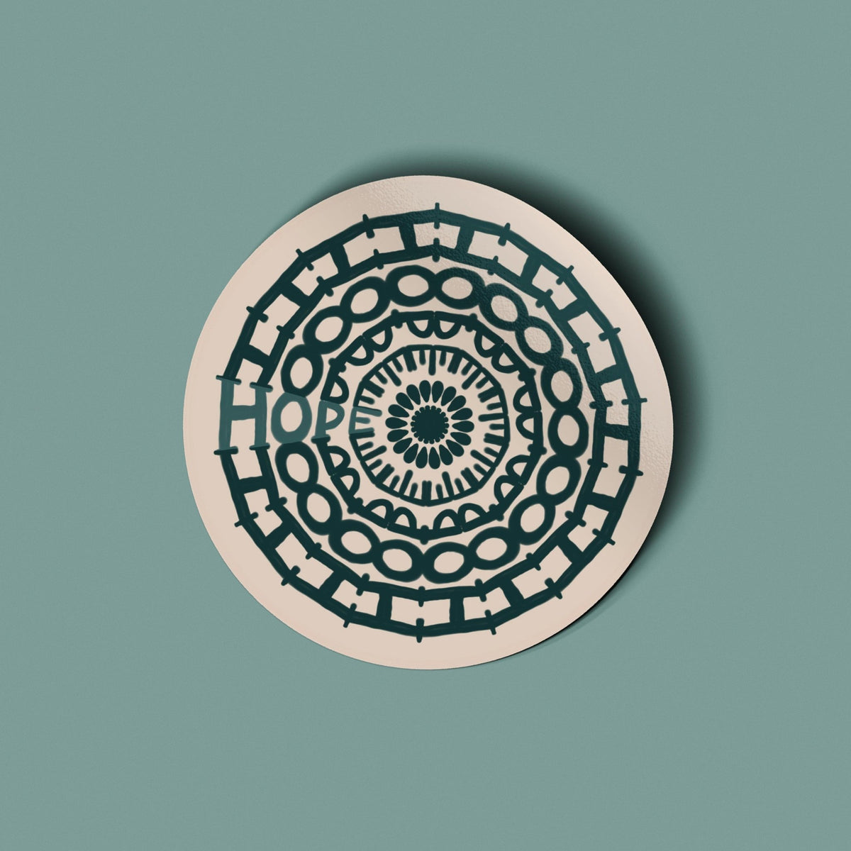 DOLLAR DAYS! Hope Mandala Vinyl Sticker - Pink Salt Riot