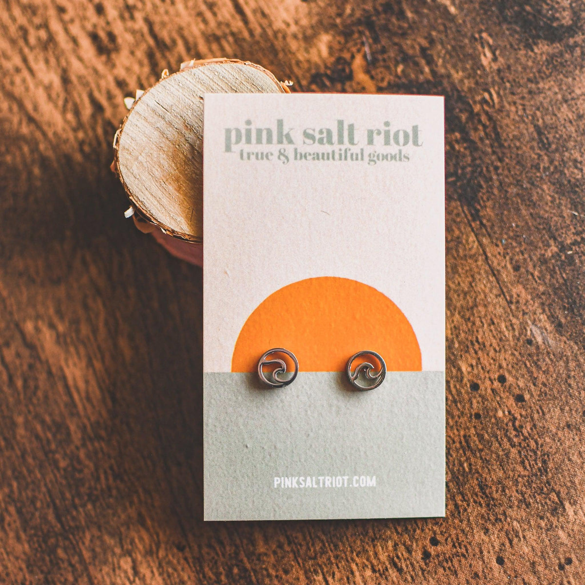 DOLLAR DAYS! Who the Waves Obey Studs - Pink Salt Riot