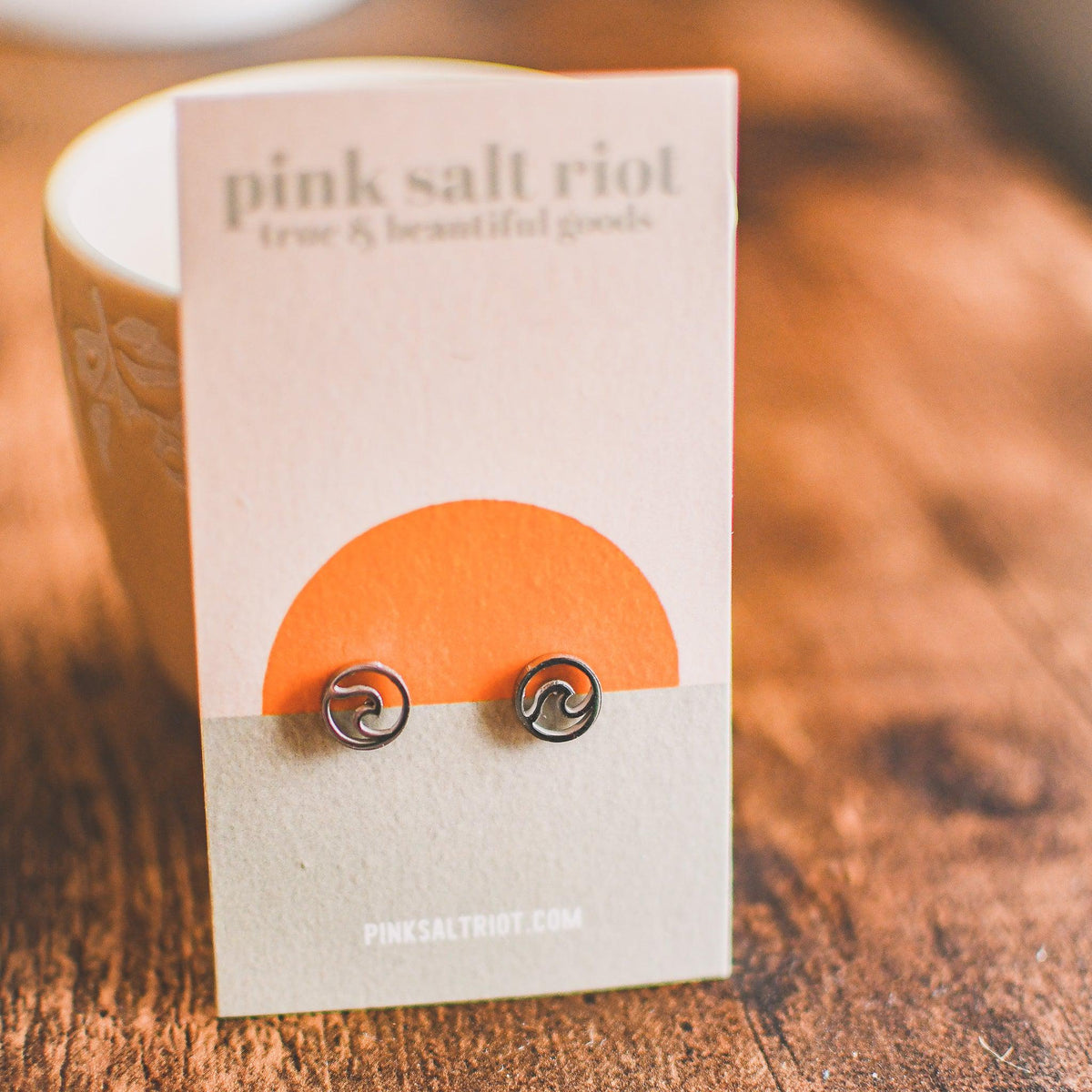 DOLLAR DAYS! Who the Waves Obey Studs - Pink Salt Riot