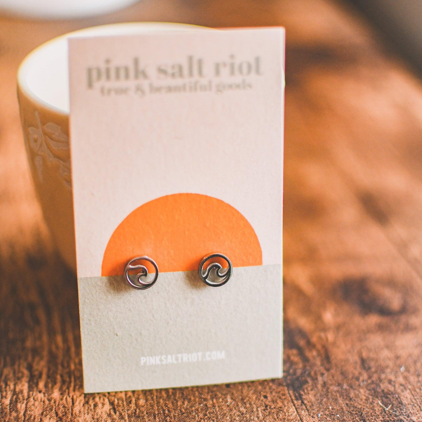 DOLLAR DAYS! Who the Waves Obey Studs - Pink Salt Riot