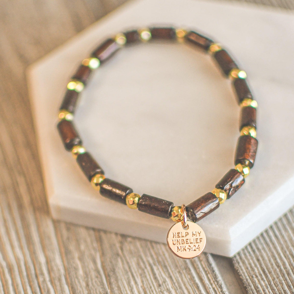 Help My Unbelief Bracelet - Pink Salt Riot