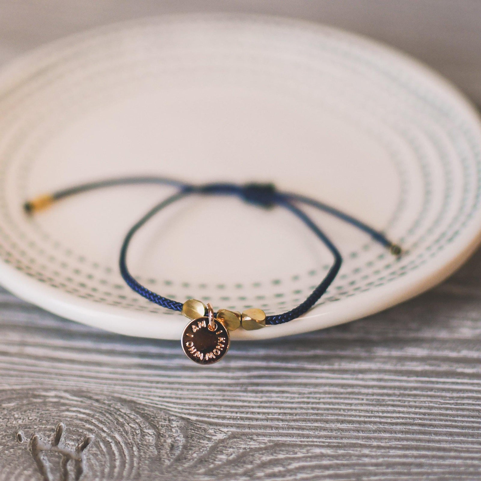 I Know Who I Am Cord Bracelet - Pink Salt Riot