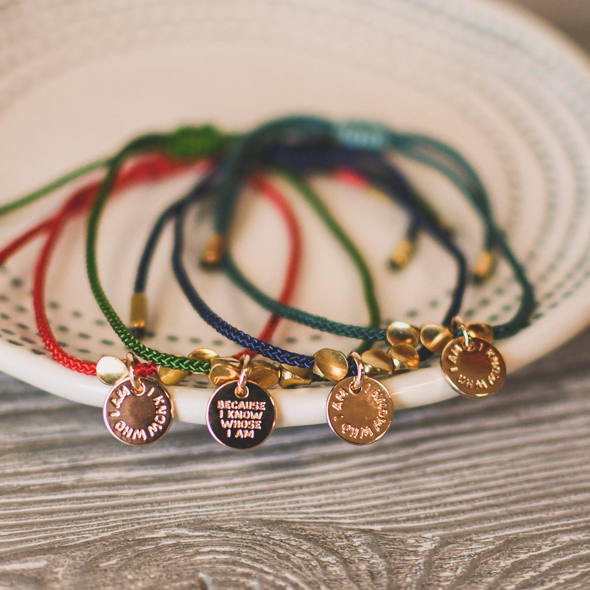 I Know Who I Am Cord Bracelet - Pink Salt Riot