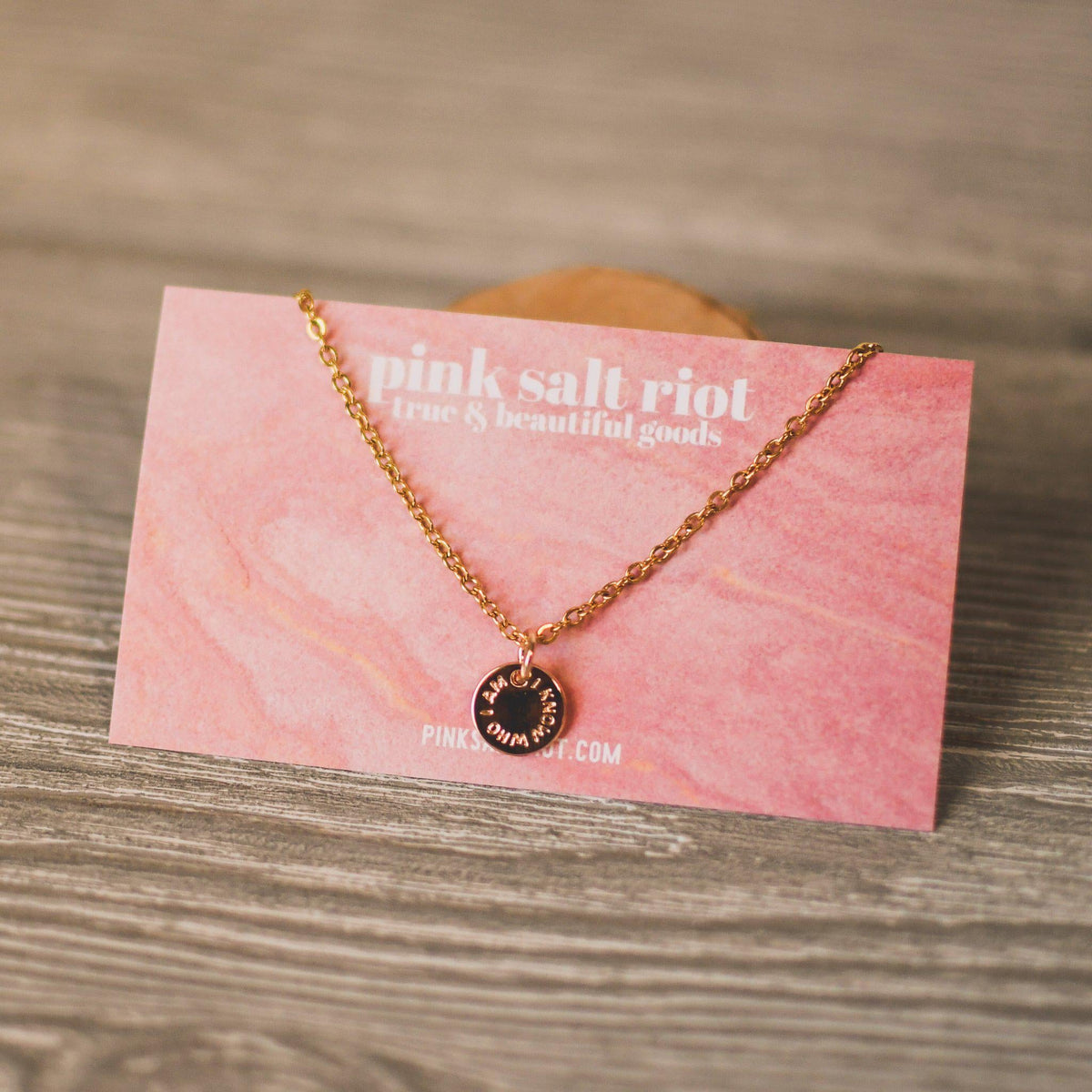 I Know Who I Am Necklace - Pink Salt Riot