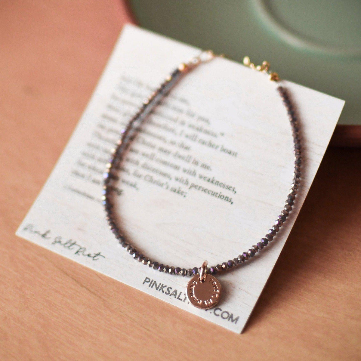 Iridescent Deep Purple Trust My Darling Bracelet - Pink Salt Riot