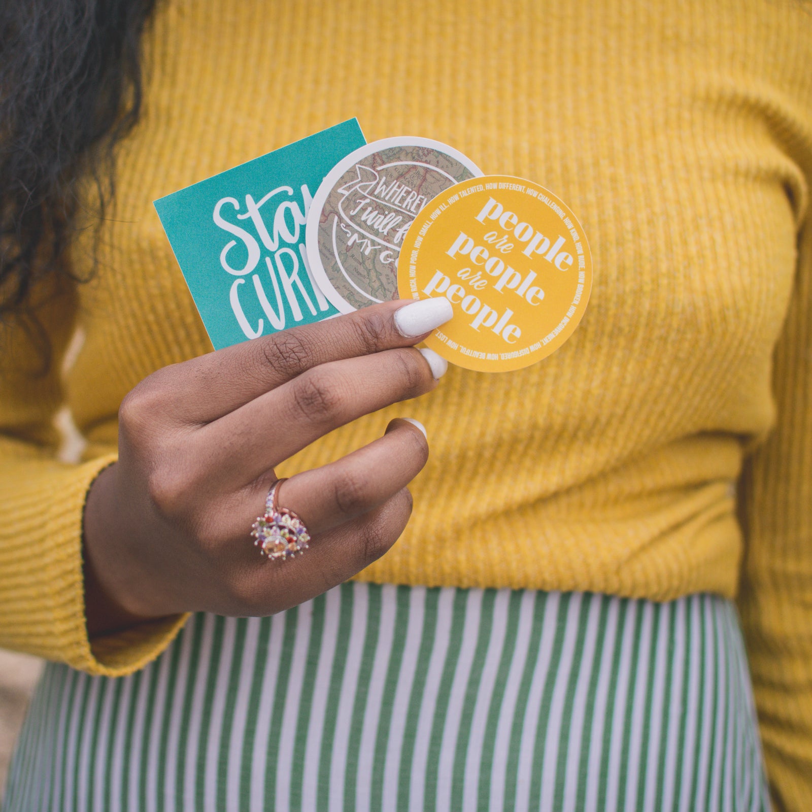We create stickers meant to be used and seen every day - as daily reminders to recommit to renewing your mind with the truth.
