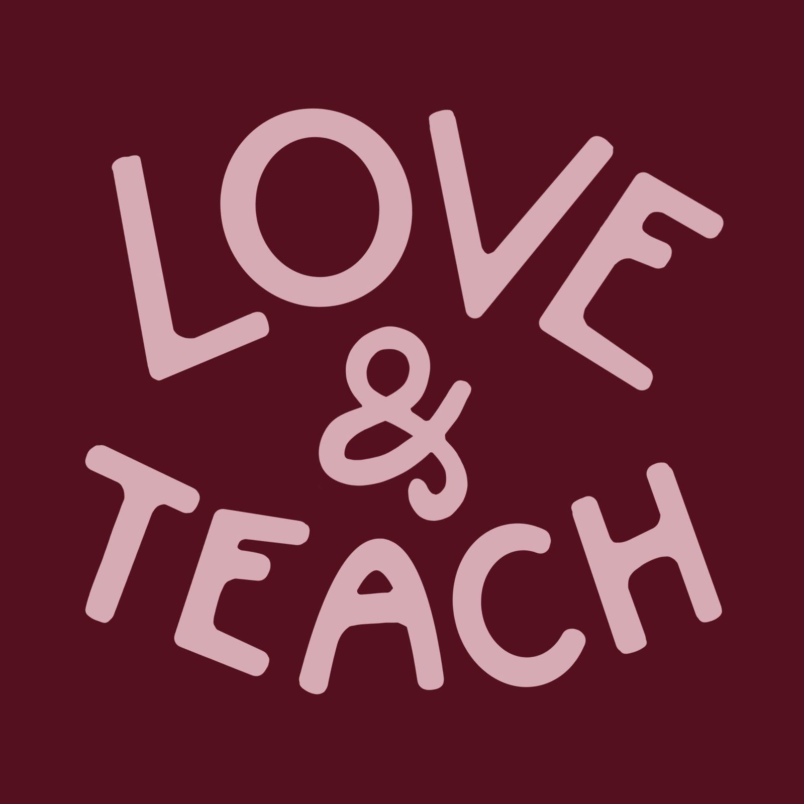 Love & Teach Post Teacher Earrings - Pink Salt Riot