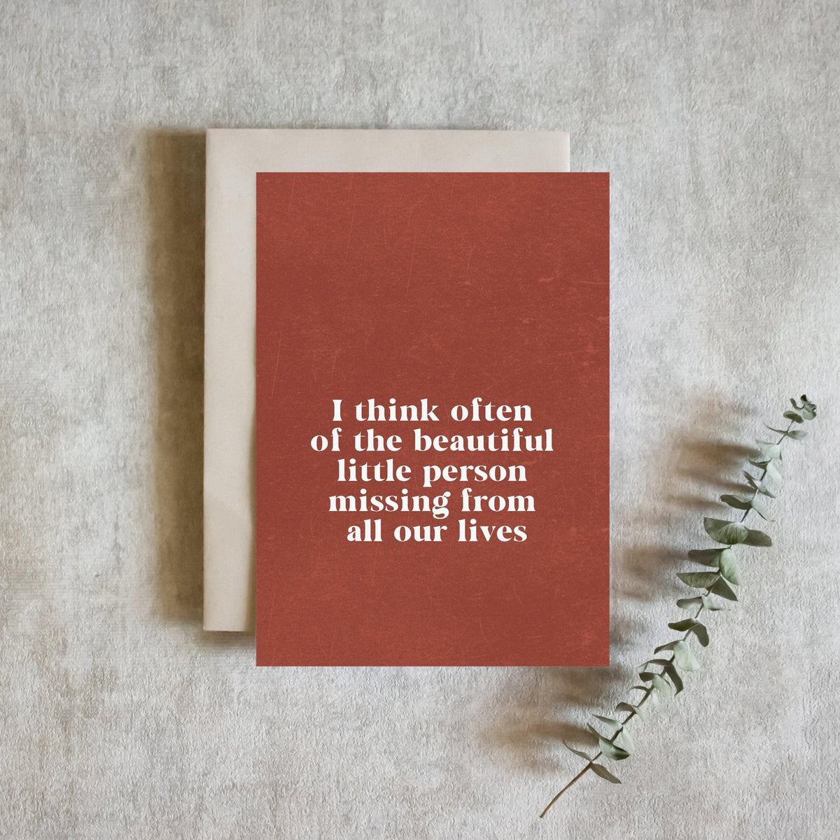 Miscarriage/Child Loss Anniversary Card - Pink Salt Riot