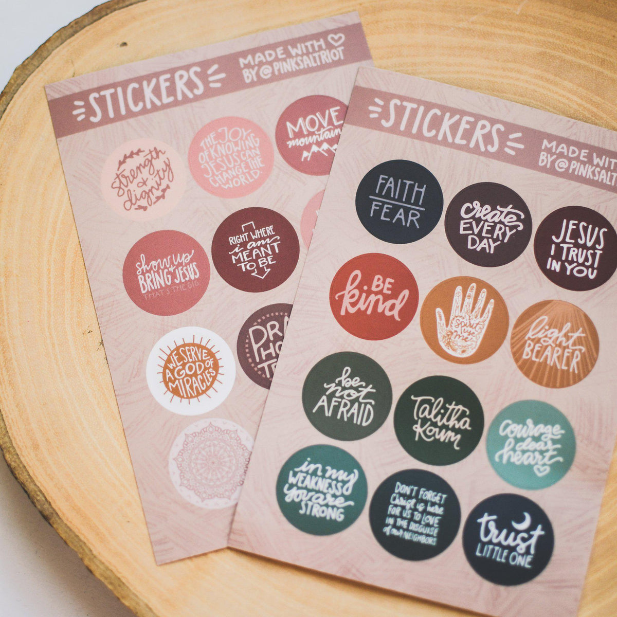 Multi Sticker Sheets - Pink Salt Riot