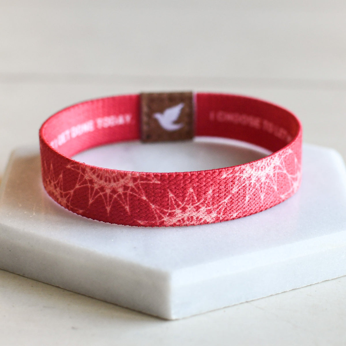 My Worth in Christ Womens TruthBand - Pink Salt Riot