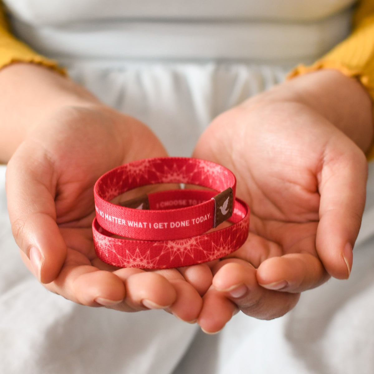 My Worth in Christ Womens TruthBand - Pink Salt Riot