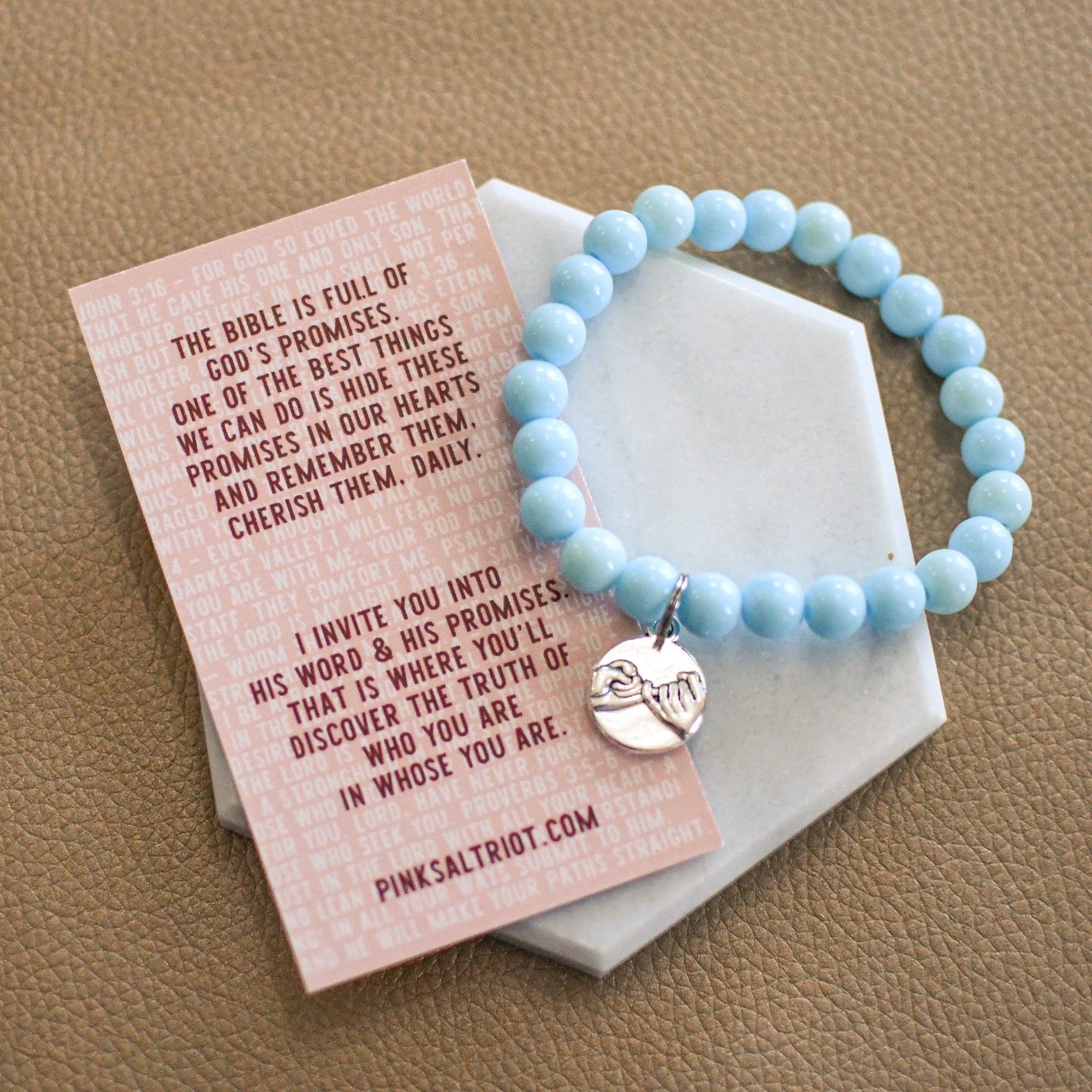 Pinky Promise Keeper Child Size Bracelet - Pink Salt Riot