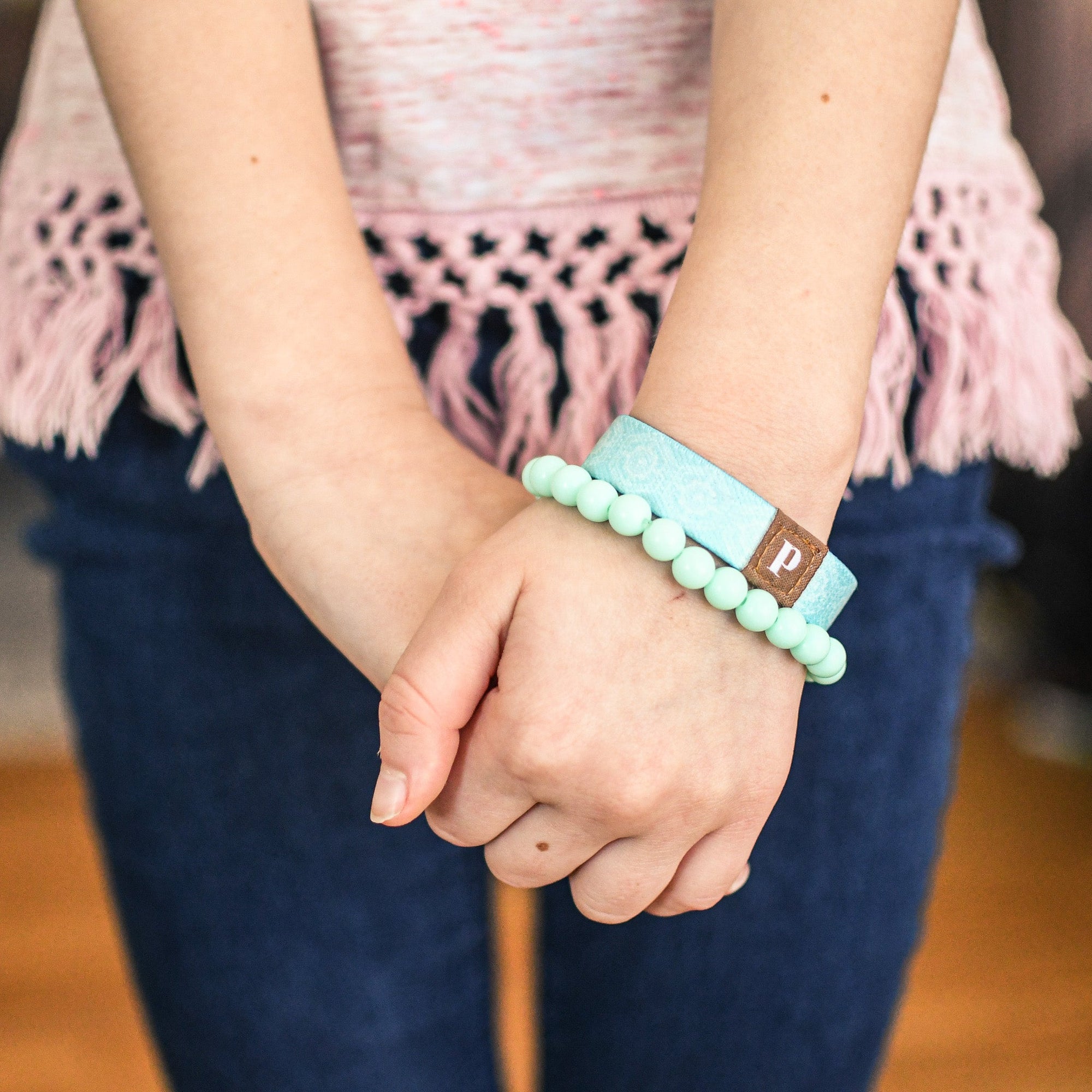 Pinky Promise Keeper Child Size Bracelet - Pink Salt Riot