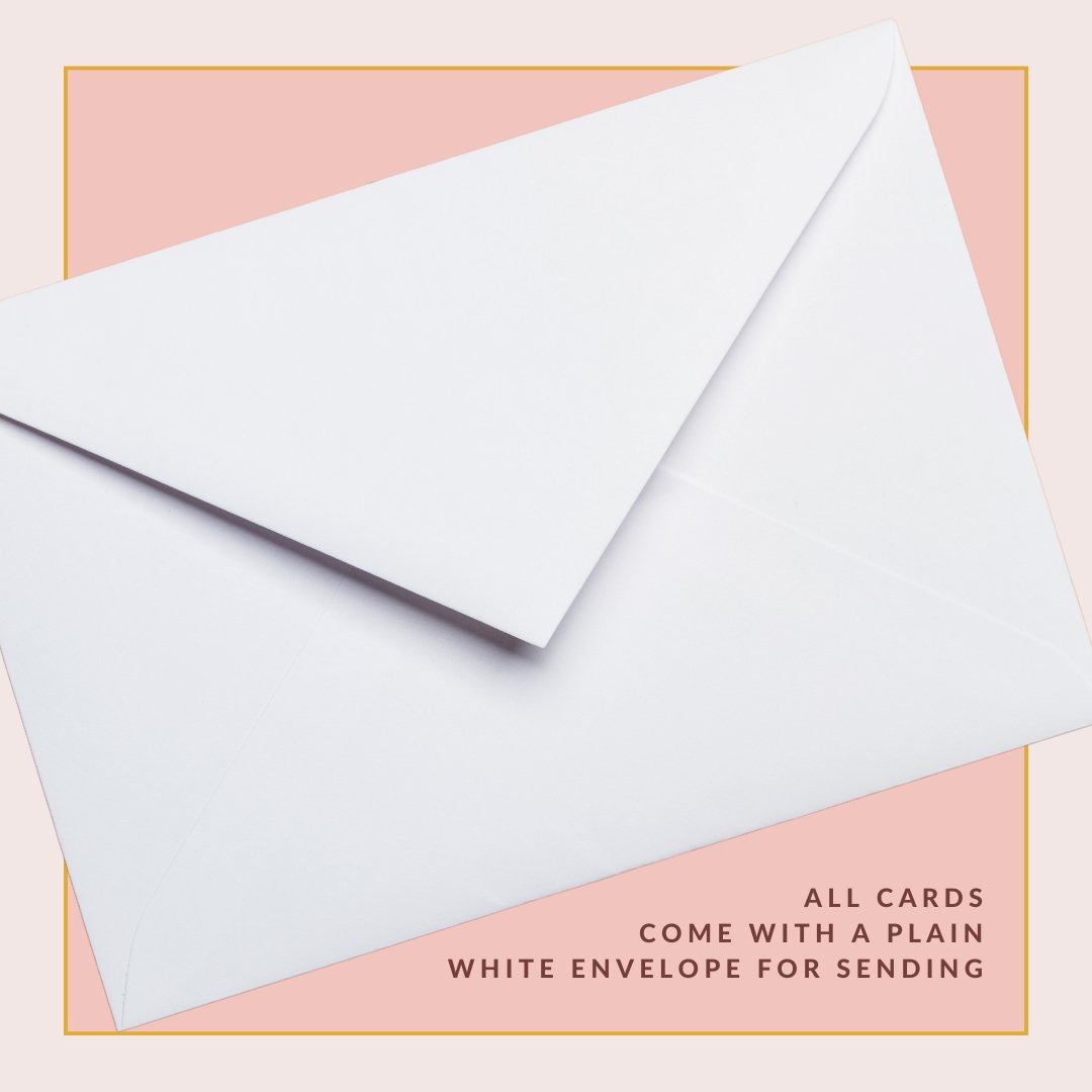 Come Holy Spirit Card - Pink Salt Riot envelope - plain white