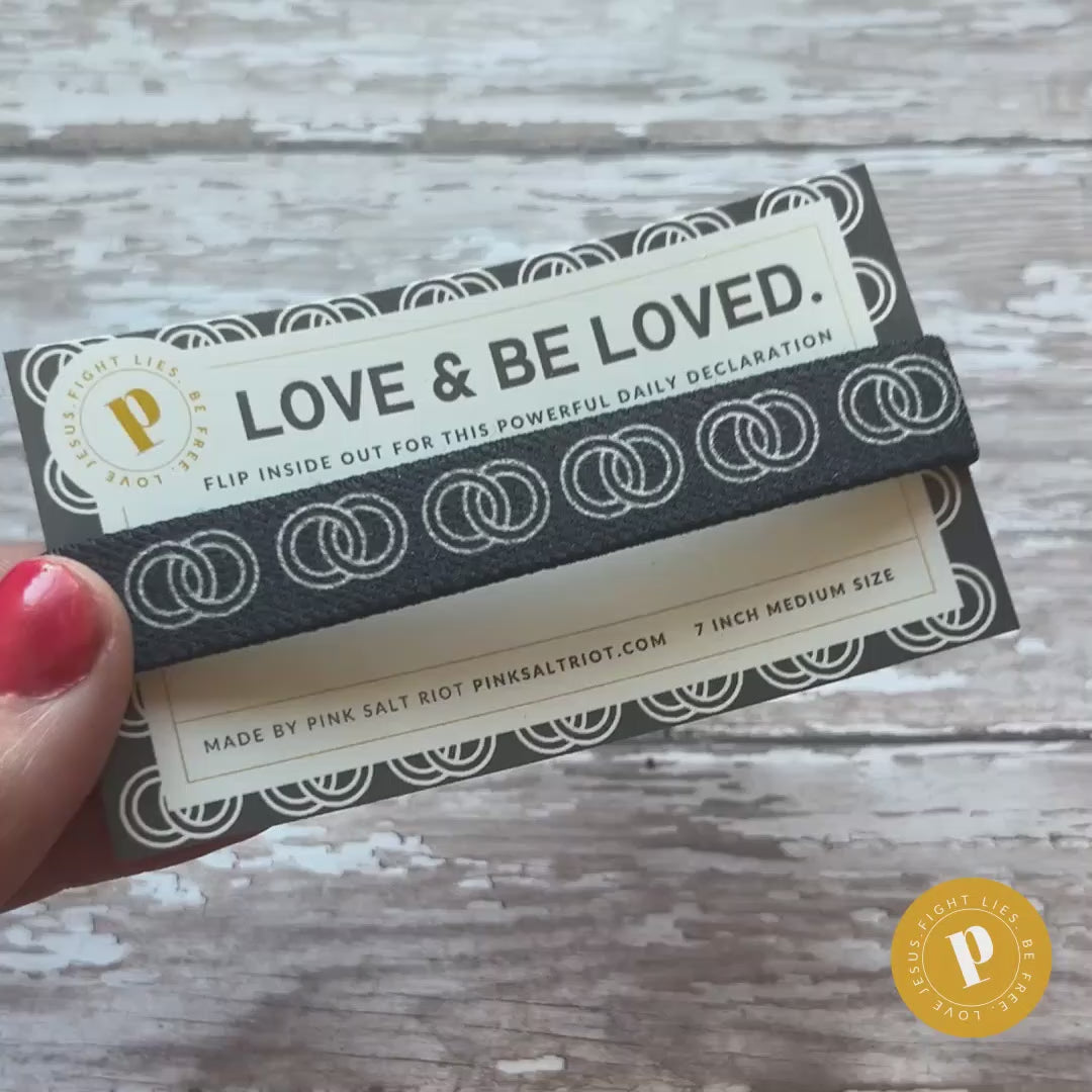 Loved And Be Loved Womens Truthband Pink Salt Riot