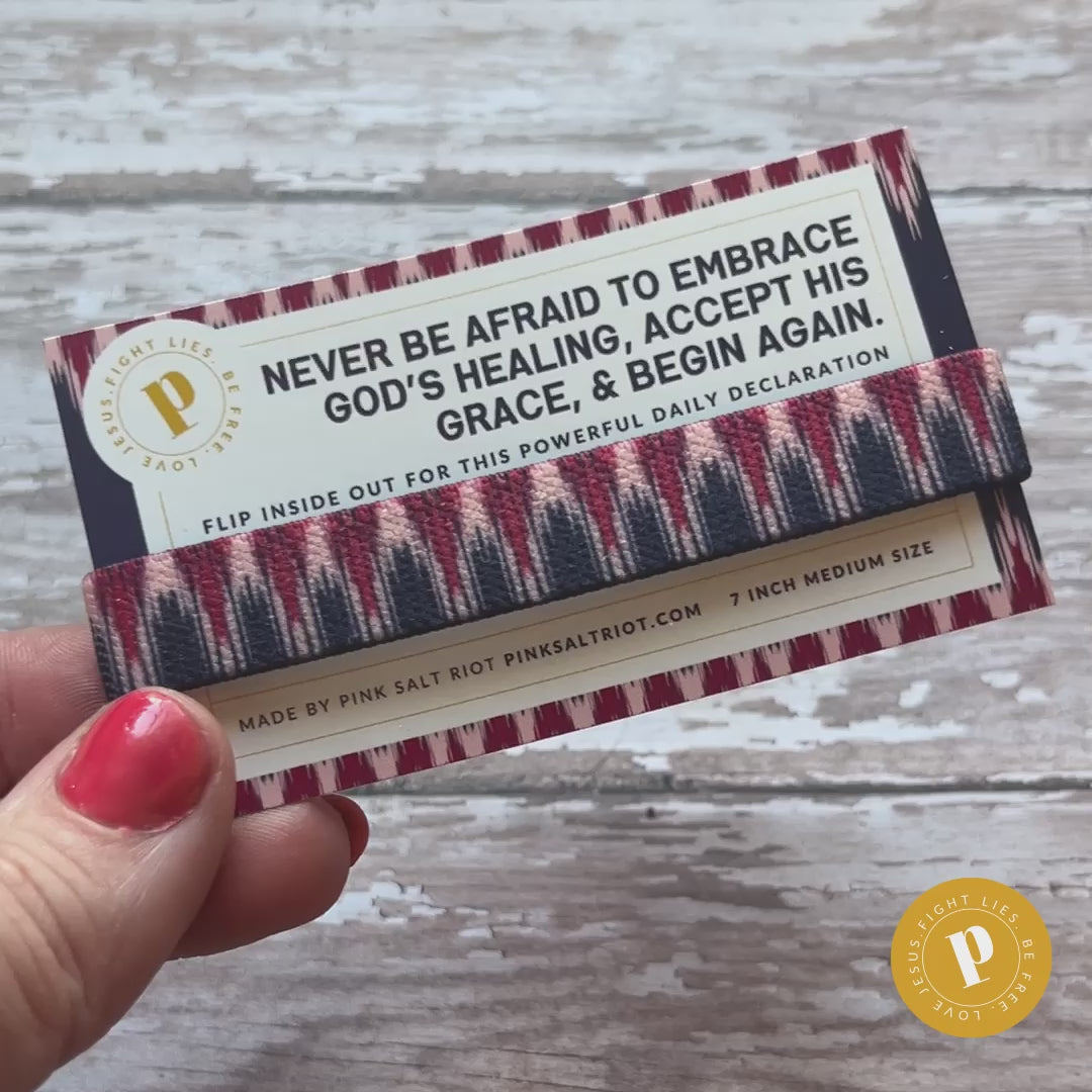 Bracelet de vérité pour femmes « Heal &amp; Begin Again »