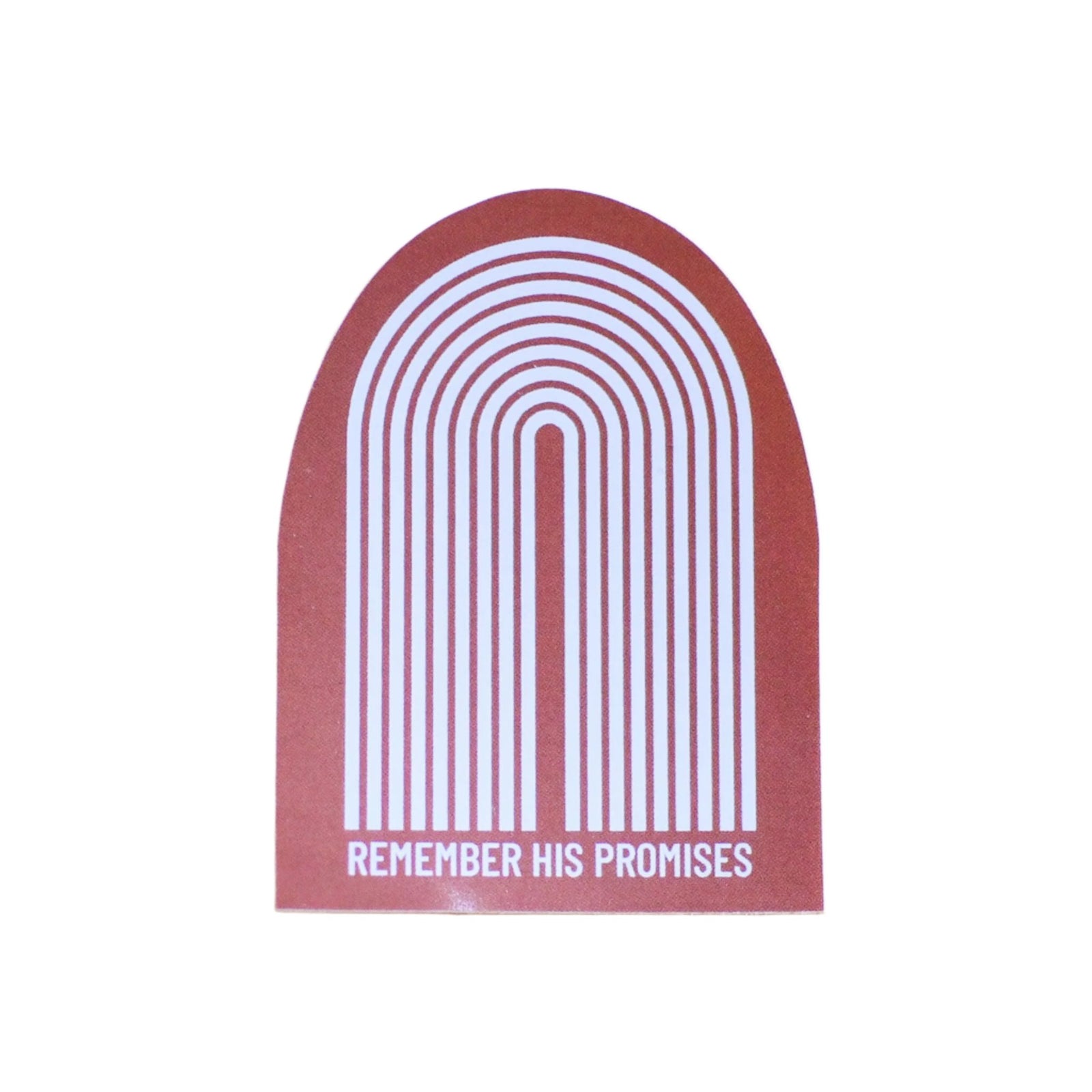 Remember His Promises Vinyl Sticker - Pink Salt Riot