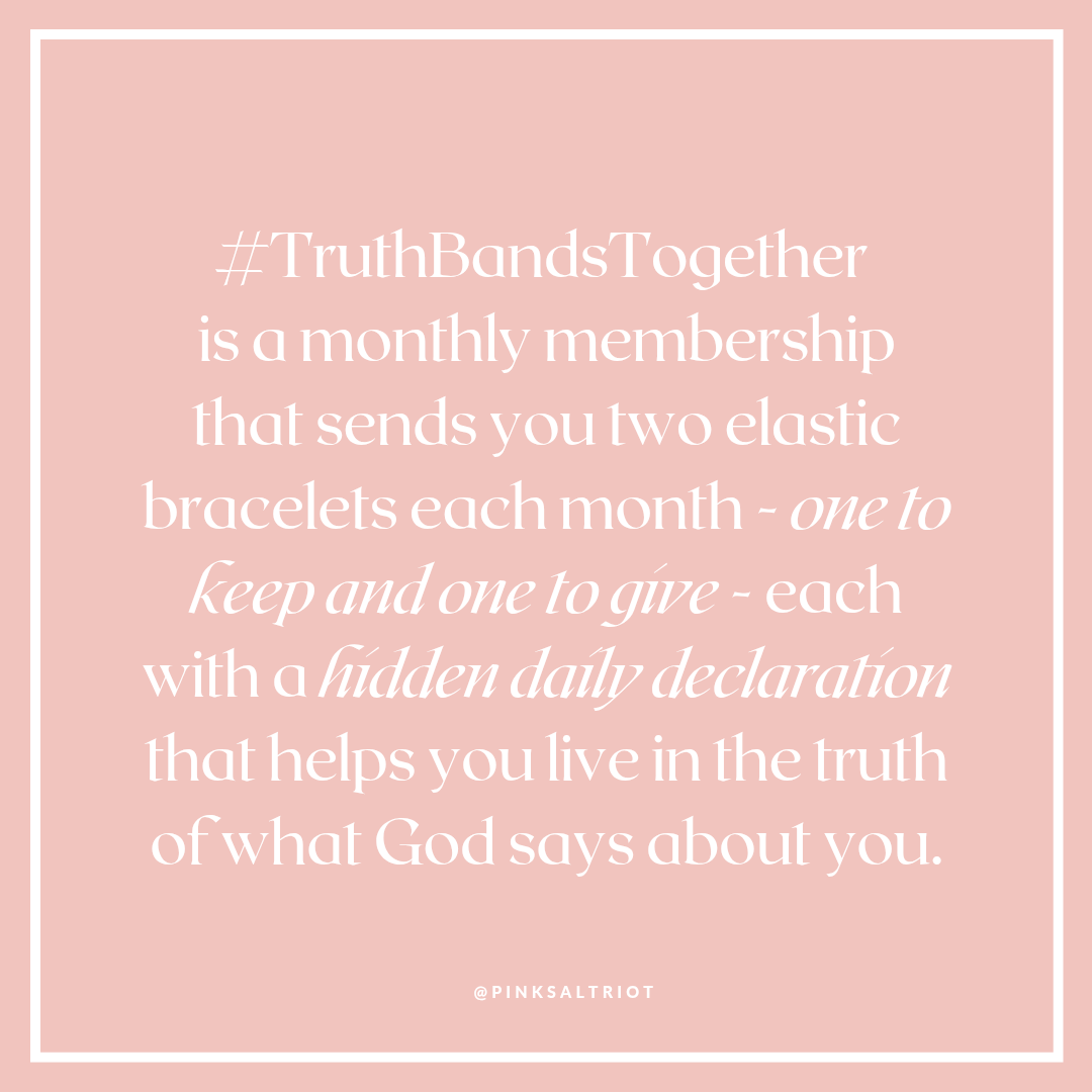 Lot de deux bracelets TruthBandsTogether pour enfants