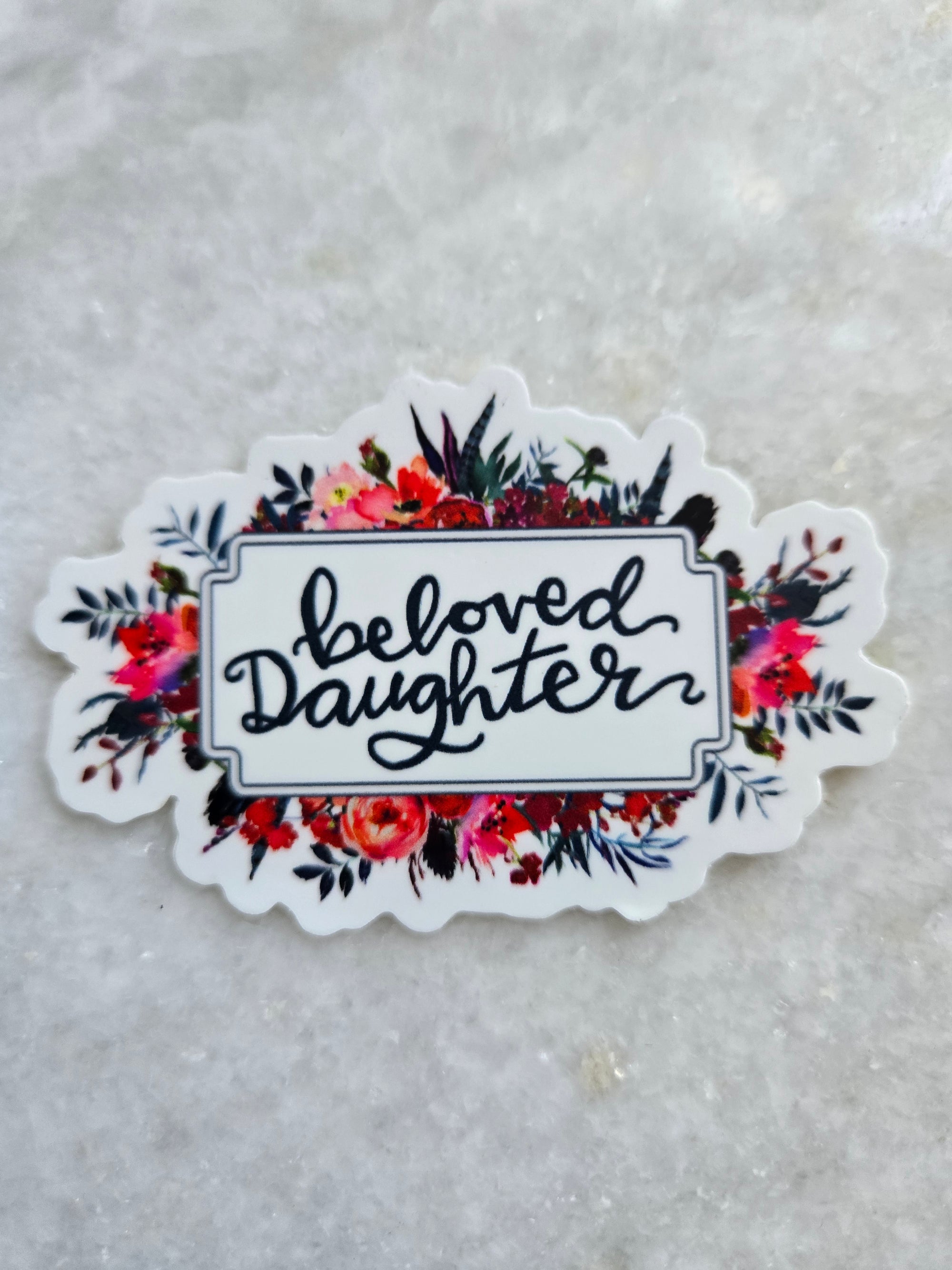 Beloved Daughter vinyl sticker